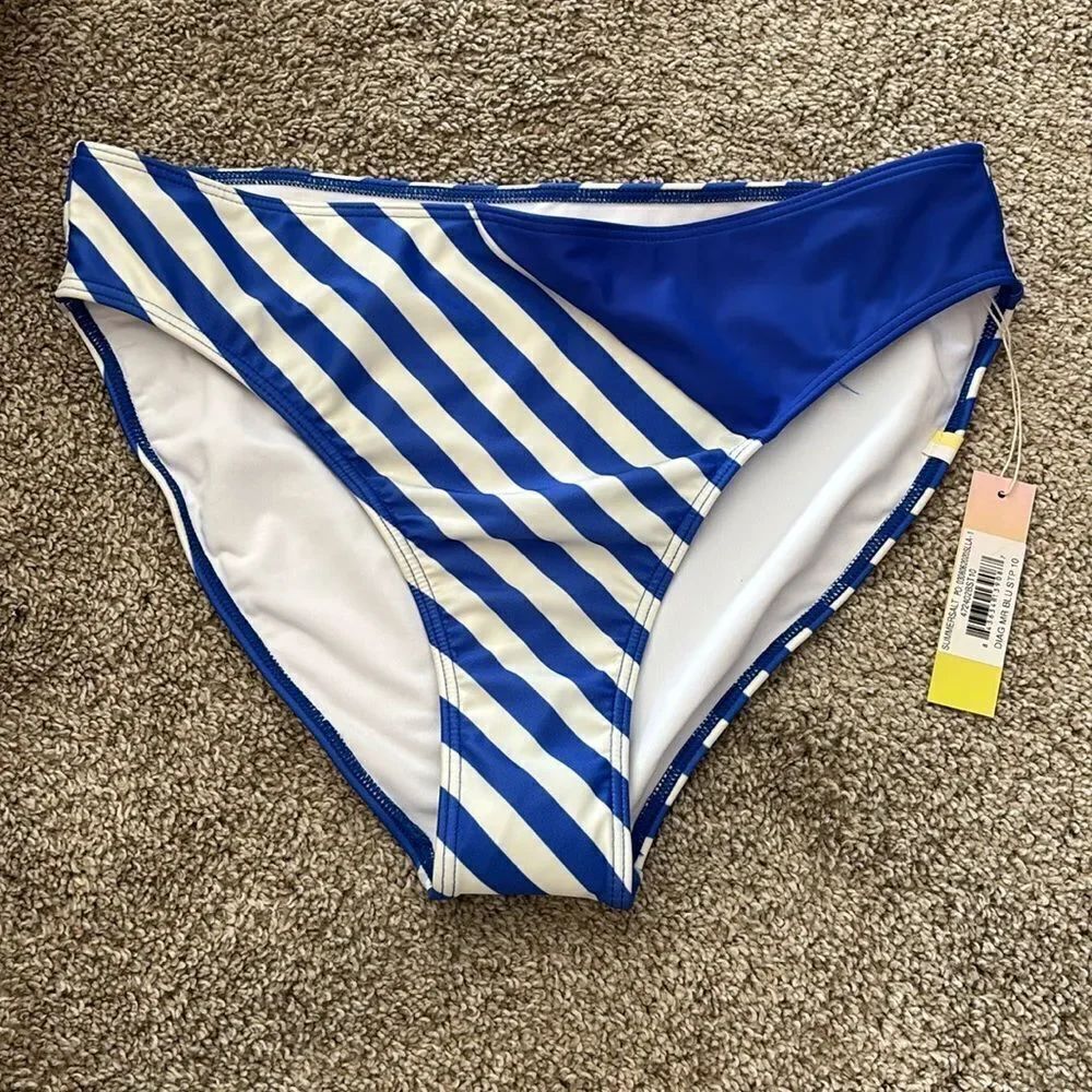 NWT Summersalt Diagonal Mid Rise Bottom SIZE 10